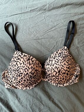 VS Leopard Print Push-Up T-Shirt Bra - Lightly Lined